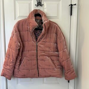 Women's Pink Quilted Jacket